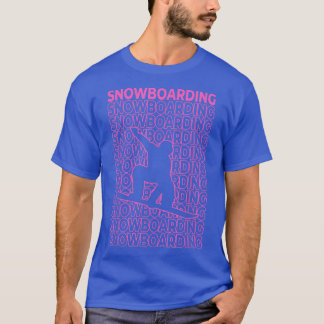 T-shirt Snowboard Pastel esthétique
