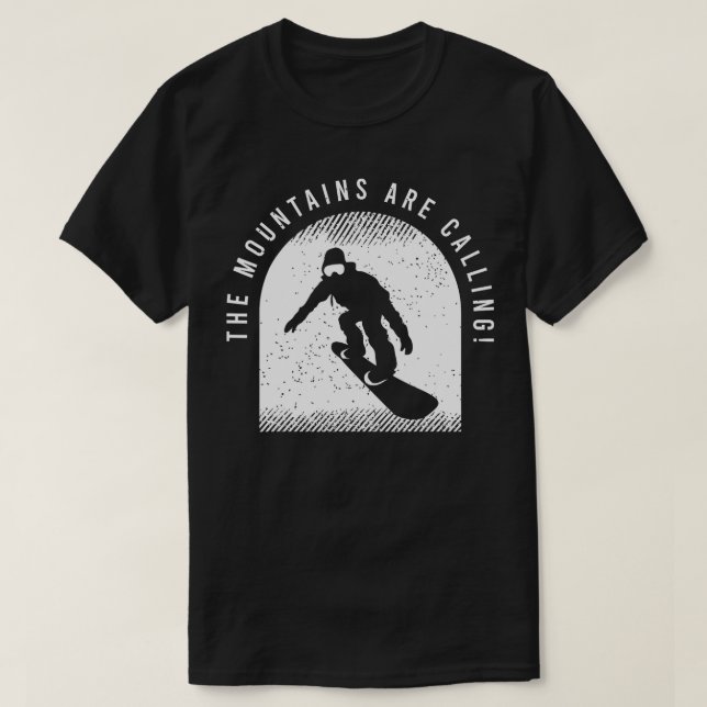 T-shirt Snowboard Pour Un Amoureux Du Snowboard (9) (Design devant)