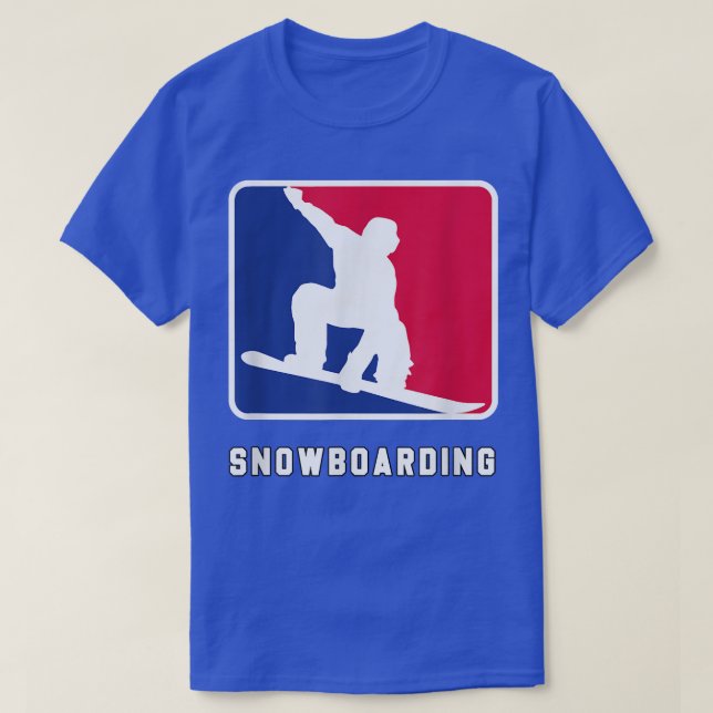 T-shirt snowboard ski ski sports d'hiver ski snowboard sno (Design devant)