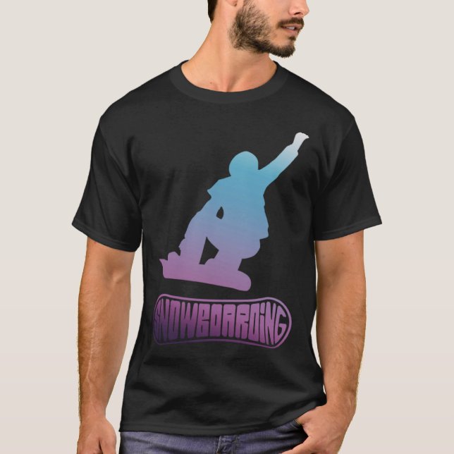 T-shirt Snowboard Snowboard (Devant)