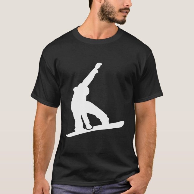 T-shirt Snowboard Snowboard (Devant)