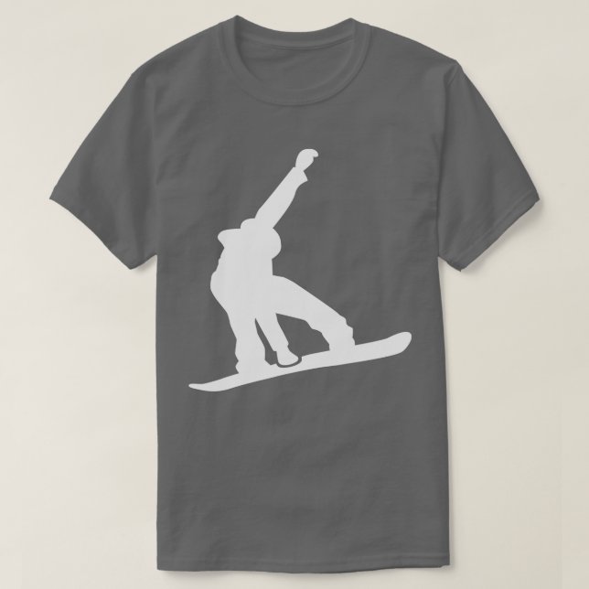 T-shirt snowboard snowboard (Design devant)