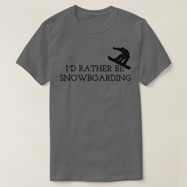 T-shirt Snowboard Snowboard 1 (Design devant)