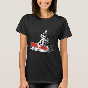 T-shirt Snowboard Snowboard Drapeau Suisse Sports d'hiver