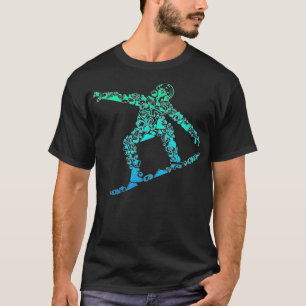 T-shirt Snowboard Snowboard Snowboard Hommes Garçons Enfan