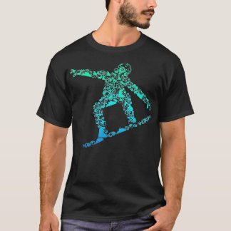 T-shirt Snowboard Snowboard Snowboard Hommes Garçons Enfan