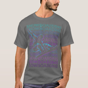 T-shirt Snowboard Snowboard Snowboard Rétro