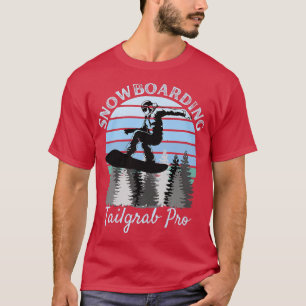 T-shirt Snowboard Tailgrab Pro Vintage Blue Sunset Cool