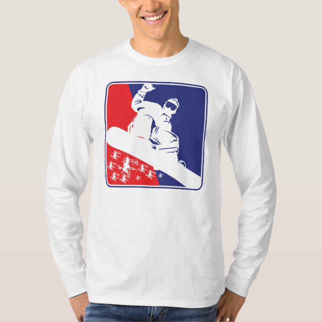 T-shirt Snowboard USA (Devant)