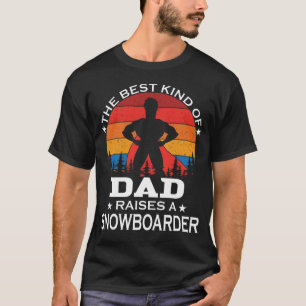 T-shirt Snowboarder meilleur type de papa