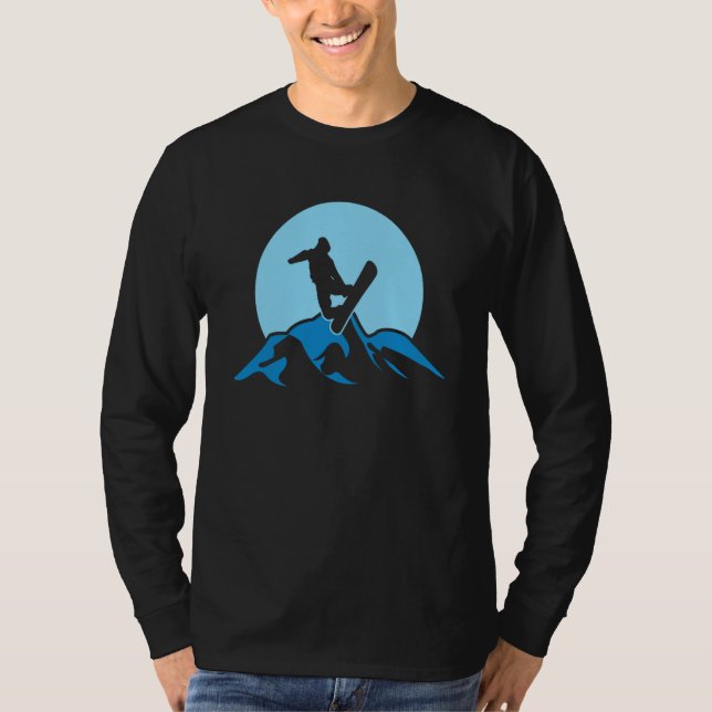 T-shirt Snowboarder  Snowboarding  Snowboard Women Men (Devant)