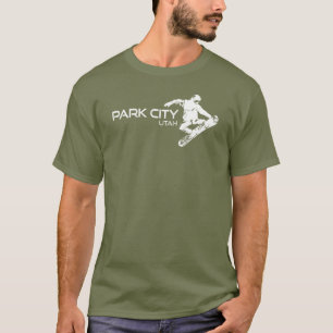 T-shirt Snowboardeur Park City Utah
