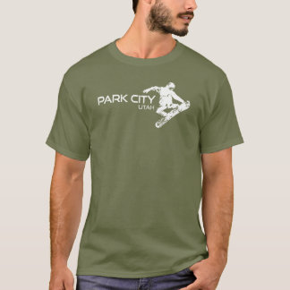 T-shirt Snowboardeur Park City Utah