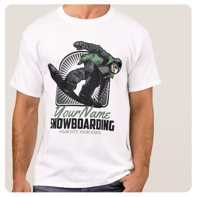 T-shirt Snowboarding (Créateur téléchargé)