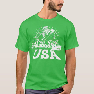 T-shirt Snowboarding USA