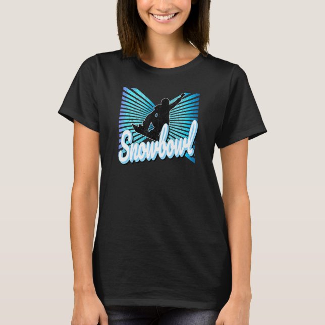 T-shirt Snowbowl Arizona Bodacious Snowboarding Snowbowl S (Devant)