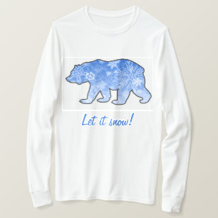 T-shirt Snowcatcher Laisser L'Ours De Neige