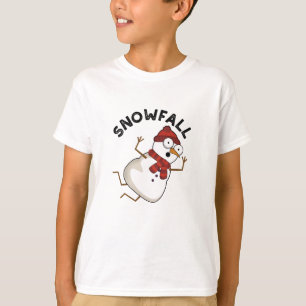 T-shirt Snowfall Drôle Puns À Neige