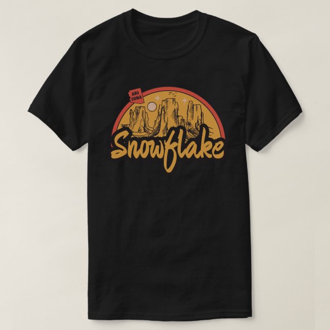 T-Shirt Snowflake, Arizona (Design devant)