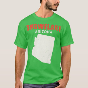 T-shirt Snowflake Arizona USA State America Travel Arizoni
