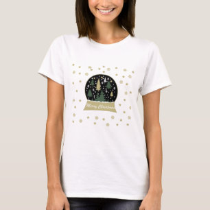 T-shirt snowglobe décoré