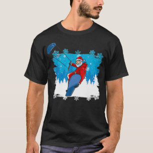 T-shirt Snowkite Snowkite Santa Claus Sports d'hiver Neige