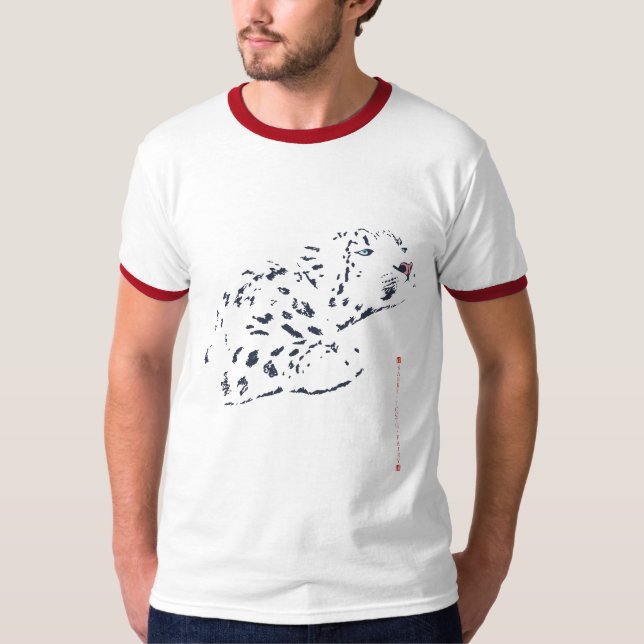 T-shirt snowleopard 2b (Devant)