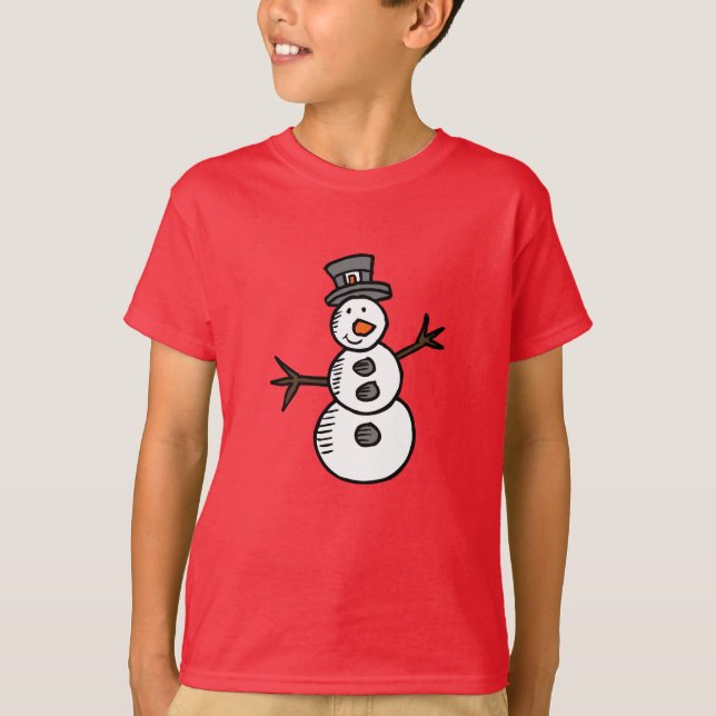 T-shirt Snowman (Devant)