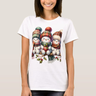 T-shirt Snowman