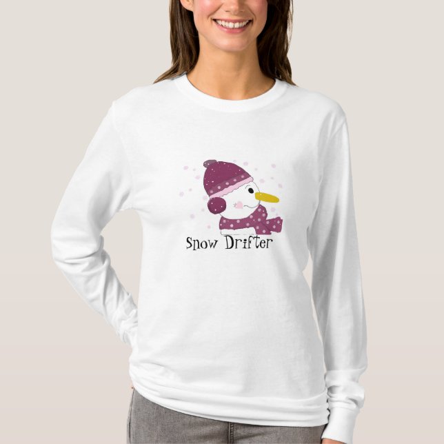 T-shirt Snowman - Chauffeur de neige (Devant)