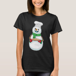 T-shirt Snowman Christmas Baker