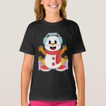 T-shirt Snowman Christmas Music<br><div class="desc">Ce design est le cadeau idéal pour un anniversaire,  Noël et d'autres célébrations. Il convient aux femmes,  aux hommes et aux enfants.</div>