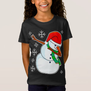 T-Shirt Snowman Dabbing, Christmas Dab