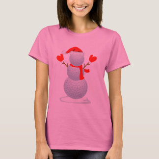 T-Shirt Snowman de golf drôle Chemise cadeau de No