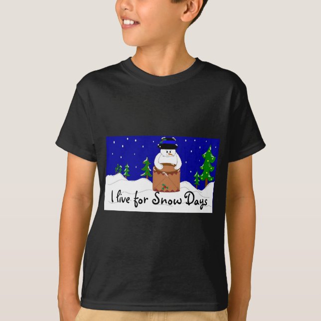 T-shirt Snowman Drummer (Devant)