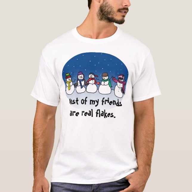 T-shirt Snowman Fun (Devant)