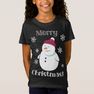 T-Shirt Snowman gelé mignon animal Joyeux Noël