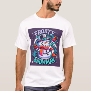 T-shirt Snowman givré (2)
