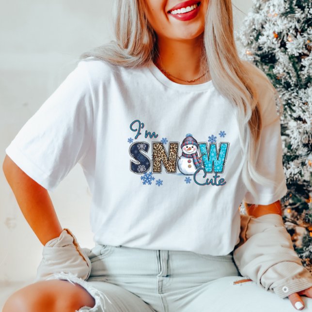 T-shirt Snowman hiver mignon (Créateur téléchargé)