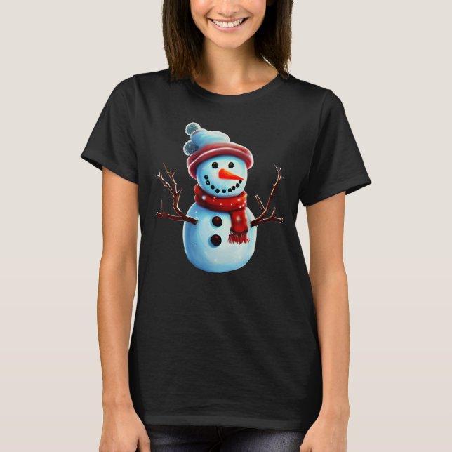 T-shirt Snowman lunaire (Devant)