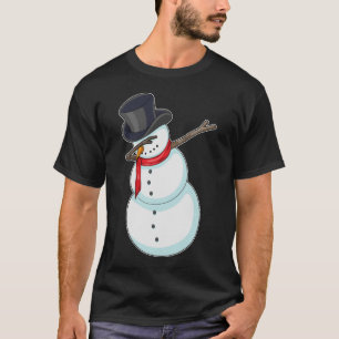 T-shirt Snowman Noël Hip hop Dance Dab