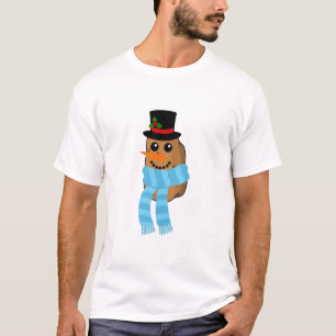 T-shirt Snowman Pomme de terre Fête