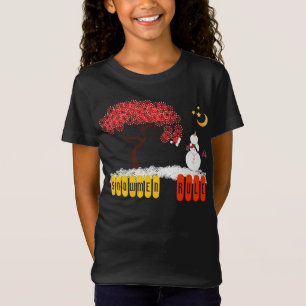 T-Shirt Snowman Rule Snowman Regard sur la lune