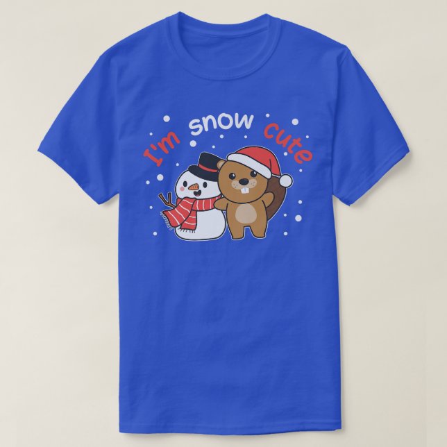 T-shirt Snowman Snowman (Design devant)