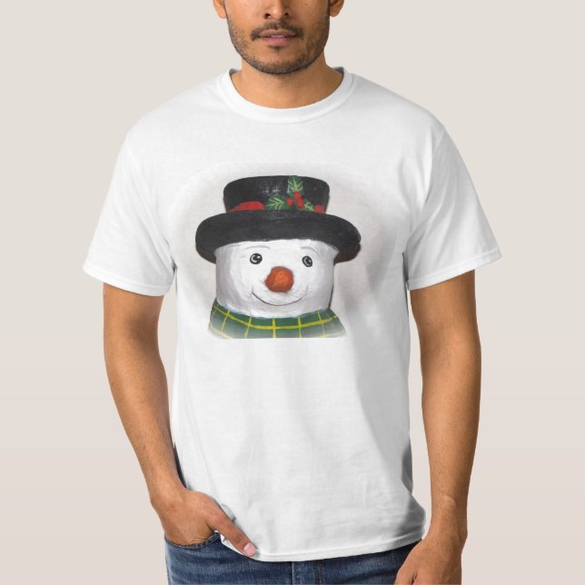 T-Shirt Snowman très mignon (Devant)