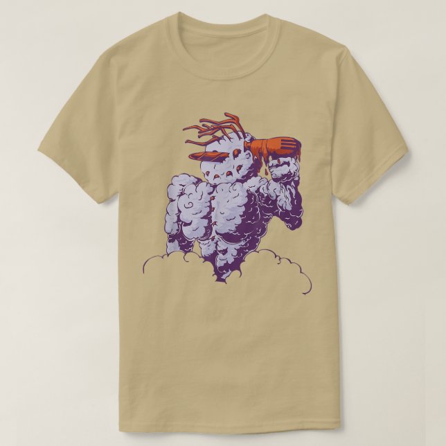 T-shirt Snowman With Blow Dryer Snow Winter  (Design devant)