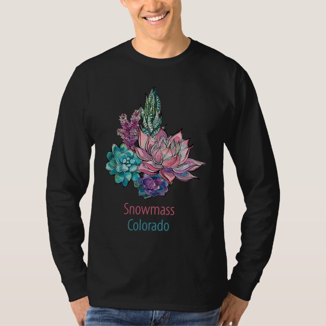 T-shirt Snowmass  Colorado  Souvenir (Devant)