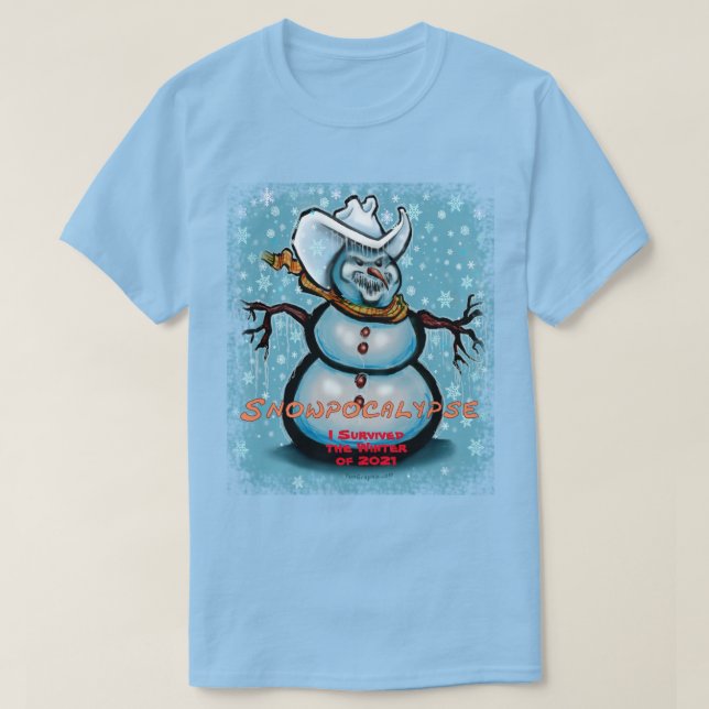 T-shirt Snowpocalypse (Design devant)