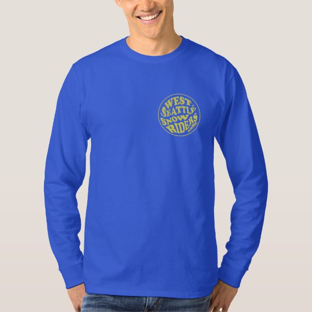 T-shirt Snowriders Blue (Devant)