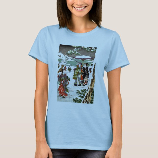 T-shirt Snowscape japonais (Devant)